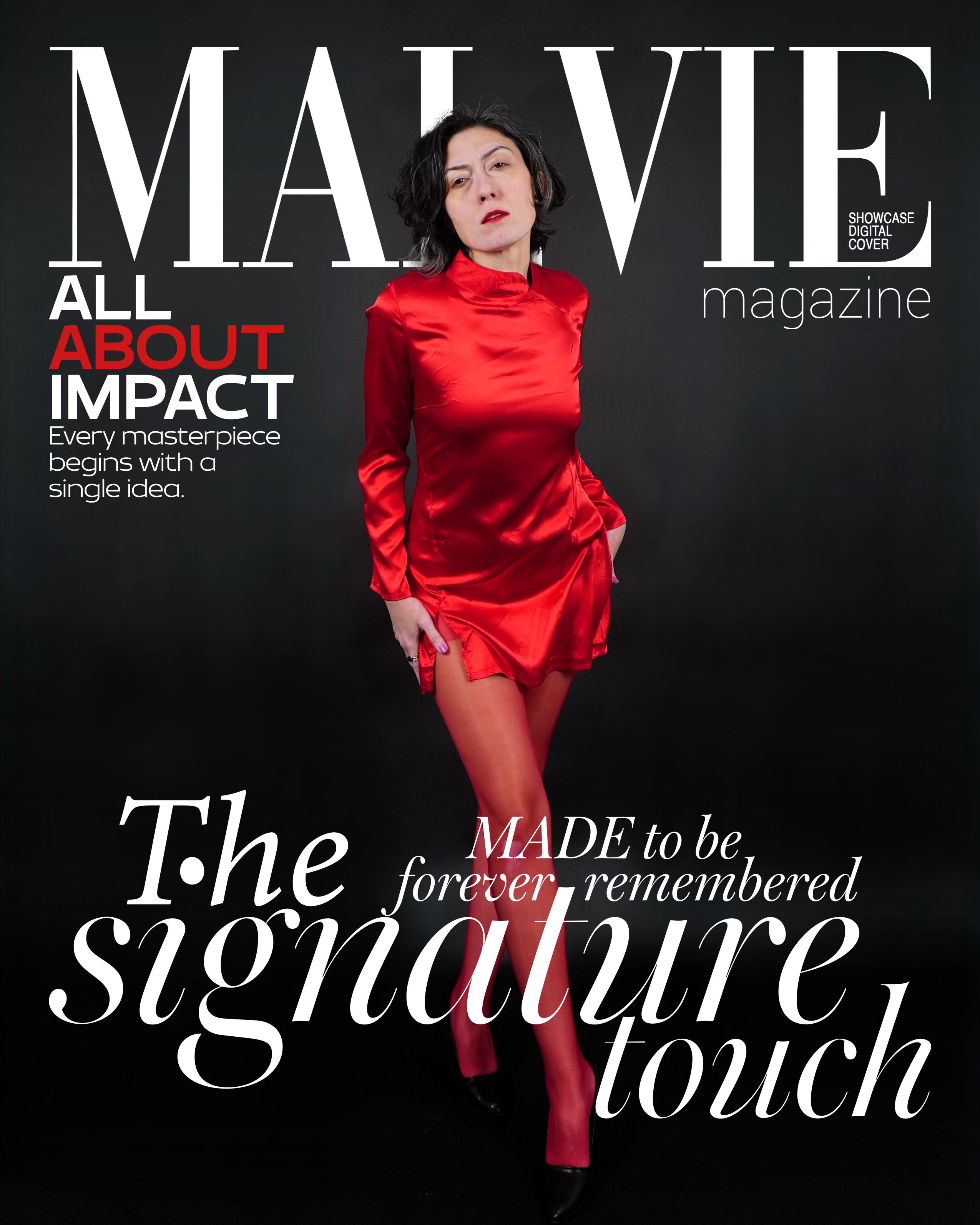 Zafer Barış Yılmaz Malvie Magazine yayın kapağı